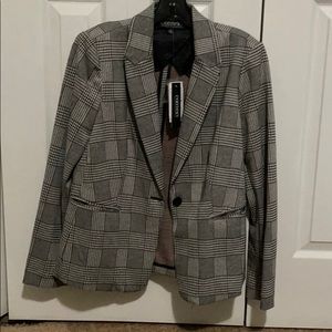 Plaid blazer